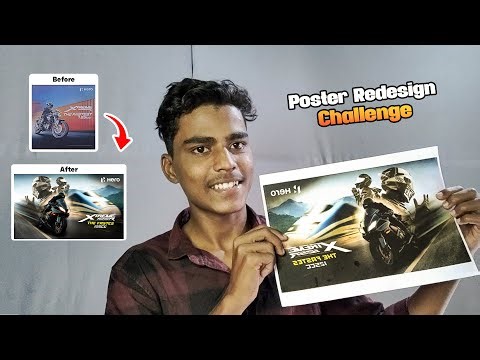 I Made A Cinematic Bike Design │ Poster Redesign Challenge