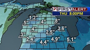 6.3K views · 27 reactions | Most of the snow we'll see Wednesday will fall over the southeastern parts of the ABC12 viewing area. Factor in strong winds, slower-than-normal travel is a good bet right on through Thursday. JR Full forecast: abc12.com/weather | ABC12 News | Facebook