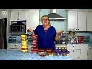 LocknLock 6-Piece Glass Square Set with Vented Lids on QVC