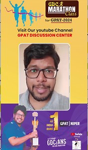 Attention pharma students! 🎓 Join the GDC GPAT Marathon for comprehensive preparation. 🏃‍♂️ Gain valuable insights through video explanations to excel in your GPAT exams. 📚 Don't miss this opportunity to boost your knowledge and enhance your chances of success! 💪 #GDCGPATMarathon #PharmaStudents #GPATPrep . 𝑫𝒐𝒘𝒏𝒍𝒐𝒂𝒅 𝑻𝒉𝒆 𝑨𝒑𝒑 𝑵𝒐𝒘👇🏻 https://play.google.com/store/apps/details?id=co.stan.gdcclass | Gpat Discussion Center