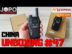 RETEVIS RB618 Mini Walkie Talkie Rechargeable LCD Display License-free│China Unboxing│Subtitles