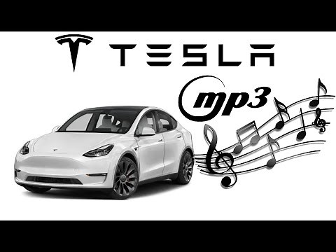 This is how you can play MP3's and other digital media in a Tesla | Instructional video #Tesla