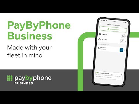 PayByPhone Business: An easy way to manage parking for your fleets