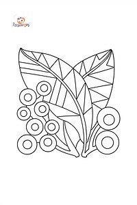 Anti stress Grapes coloring page ♥ Online and Print for Free!