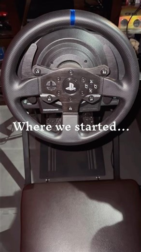 Upgraded My ​⁠Thrustmaster T300 RS Wheel to a 2011 Ferrari Wheel! #thrustmaster #simracing #ferrari