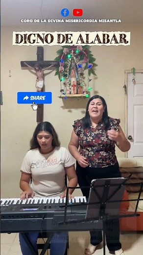 Digno de alabar 🙏 Canto de adoración 🎼🎶 Letra y acordes 📝 #cantoscatolicos #guitarra #musica