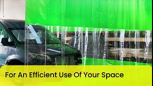 Warehouse Divider Curtain Walls | Partition Space Quickly | Quick Rolling and Easy to Clean | Divide Work Areas Quickly, Custom Color