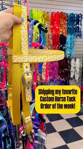 7K views · 130 reactions | Check out this fun custom banana horse tack set I’m shipping out! ✨  #horses #horsetack #tack #western #rodeo #barrelrace #barrelrace #tackshop #horsegirl | Hot Headstalls | Facebook