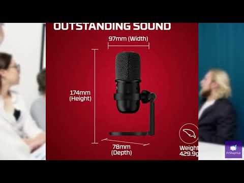 Review - HyperX SoloCast – USB Condenser Gaming Microphone, for PC, PS4, PS5 and Mac, Tap