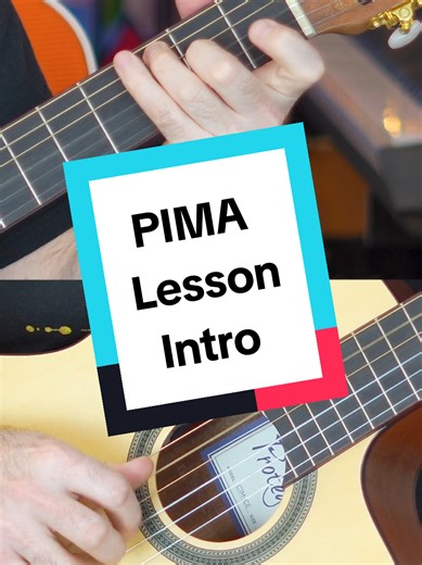 Mastering PIMA Fingerpicking Classical Techniques intro Part 1 of 3 #guitar #lesson #pima #classical #acoustic