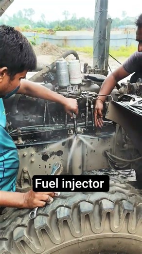 Self-starter motor mere fuel injector checking