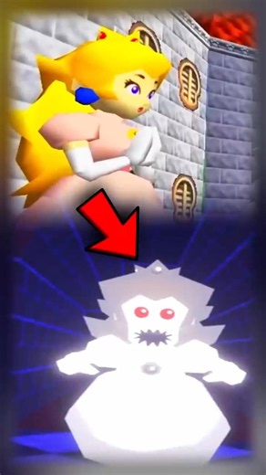 Something DISTURBING happened to PRINCESS PEACH in MARIO 64 EXE VERSION 😨 #mario #shorts #horror ...