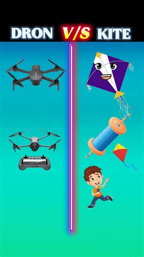 Drone 🚁 vs Kite 🪁 | Technology vs Tradition | Kaun Jeetega?
