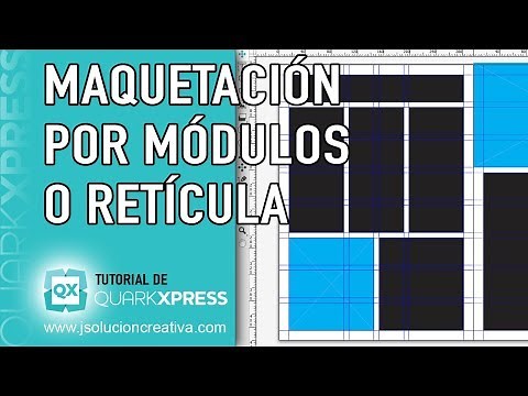 Como crear una cuadrícula o retícula con módulos para una publicación. Modular grid
