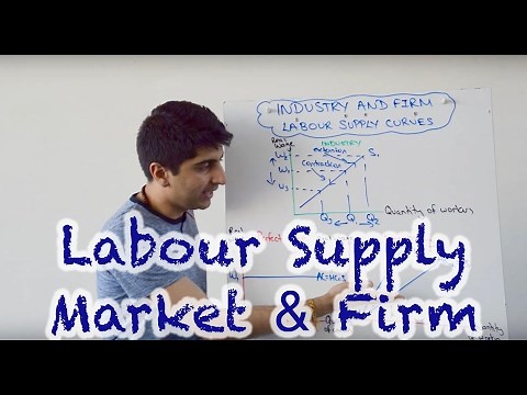 Labour Supply Curve (Market and Firm)