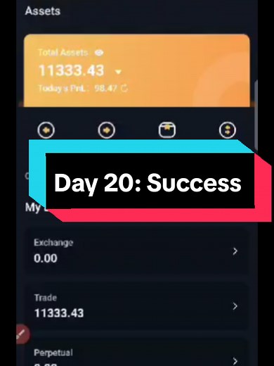 Day 20: trade with CBEX for maximum success #results #foryoupage #mycryptotradingjourney #moneymakingmoney #cryptotrading #cbex #financialfreedom #passiveincome #forextradeforbeginners #makingmoney #forextrade #tradingmarket #2025goals