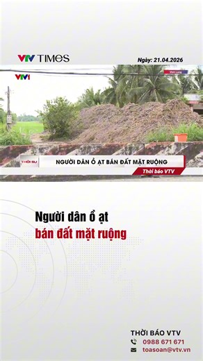 Đào đất mặt ruộng bán ở Vĩnh Long