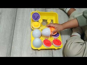 Learn shapes from Egg Toy for Babies & kids