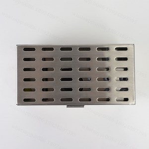 [Hot Item] Surgical Instruments Stainless Steel Sterilization Container Box Autoclave Sterilization Tray
