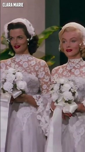 Marilyn Monroe & Jane Russell’s Matching Wedding Dresses | Gentlemen Prefer Blondes (1953)