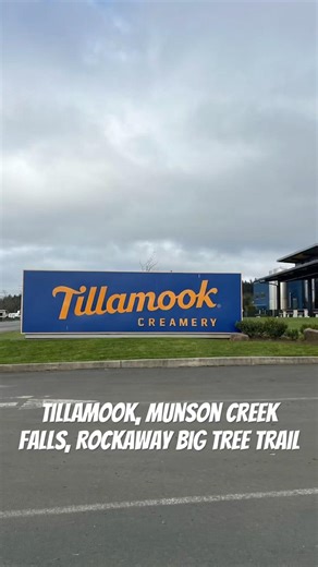 Tillamook, Munson Creek Falls, and Rockaway Big Tree Trail.
