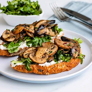 Creamy Mushroom Toast