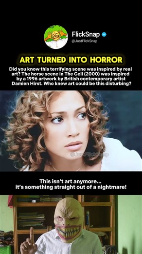 How Damien Hirst’s Disturbing Art Inspired One of Cinema’s Most HORRIFYING Horse Scenes | Cell 2000