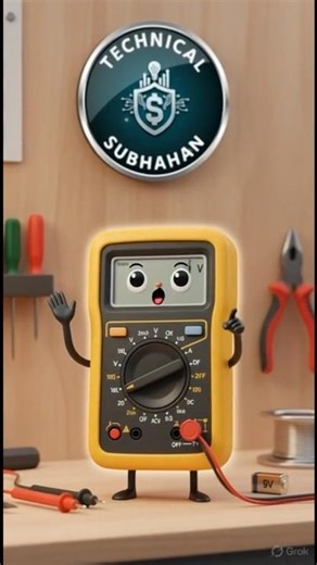 #shortsfeed #shorts #multimeter #multimetertesting #ai Multimeter explained itself and how to use it