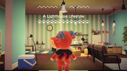Angus’ Lighthouse Lifestyle in Animal Crossing