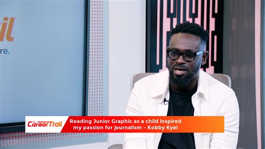 Reading junior graphics as a child inspired my passion for journalism – Kobby Kyei #TheCareerTrail #Joylearning #JoyNews | Joy Learning