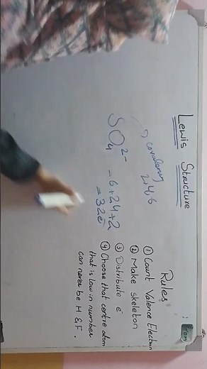 lewis structure SO4 2-