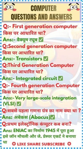 Computer Mcq Question | Computer Operator Practice Set #computer #computermcq #computeroperator2026