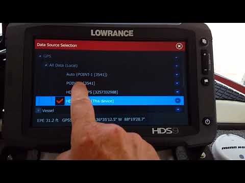 Lowrance hds 9 touch sonar,system,network,vessel,side/down scan settings,point 1, explanation.