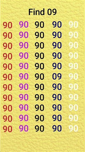 Find 09 Number 🤔🤔🤔🤔