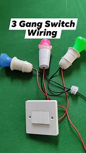 26K views · 1K reactions | How to wire 3 Gang Switch Board #adelectric #ElectricalTips #electrician #electrical #wiring #follower #education #everyone #switchboardwiring #3gangswitch | AD Electric | Facebook