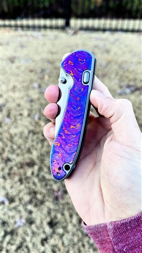 CJRB Feldspar Top Frame Lock Timascus