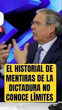 Jose Daniel: The regime's history of lies is easy to verify.