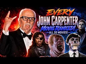 Every JOHN CARPENTER Movie Ranked & Reviewed All 20 FILMS!!! (IMDB, Rotten Tomatoes, Letterboxd)