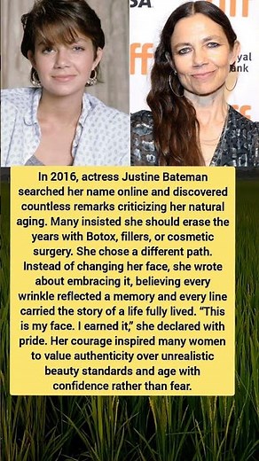 Justine Bateman's Powerful Response to Aging | The Beauty of Growing Older Naturally