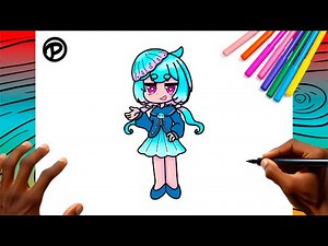 How to draw Sunny from the Potato Chips gang - Easy step-by-step