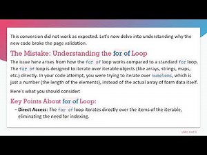 Transform Your for Loop into an Elegant for of Loop in JavaScript