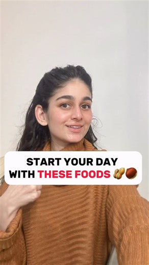 Wania Zaidi on Instagram: "Start your day with this food 🥜🌰 SHARE with others 💕 FOLLOW me for more ❤️ #waniazaidi #beforebreakfast #startyourdayright✔️ #nutritionist #healthylifestyle"