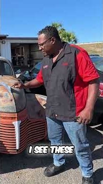 Amazing Car Find: Potential Hot Rod Uncovered! #shorts