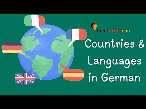 Countries and languages in German | Länder & Sprachen | Learn German Vocabulary | Wortschatz | A1-A2
