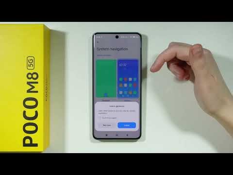 POCO M8 5G: How to Swipe to Go Back (Get Side Back)
