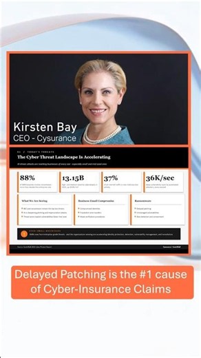 Delayed Patching is the Top Reason for Cyber Insurance Claims