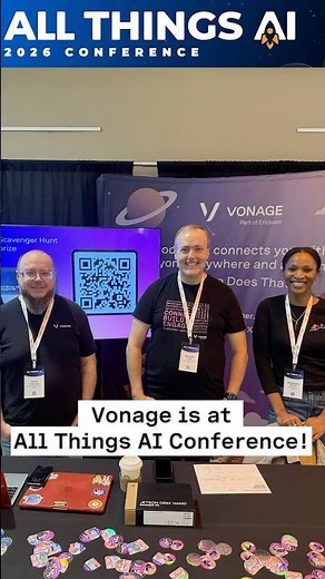 Vonage is at the All Things AI Conference in Durham, NC!