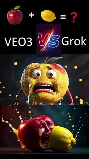 veo vs grok | Grok VS VEO3 | who is better veo or grok | comparison of veo 3 verses grok #viral