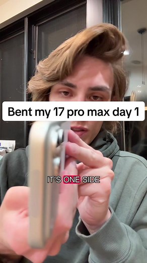 Someone tell Zach to bend test the 17 pro max. #iphone17promax #iphone17 #brokenphone