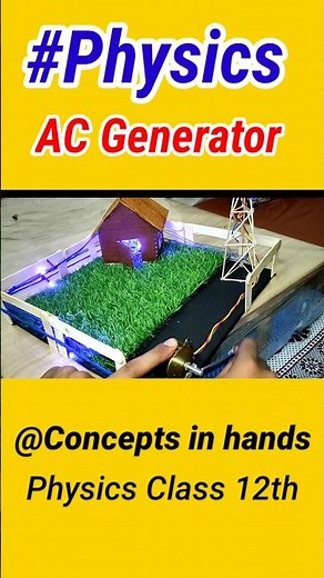 😯😮Ac Generator/Physics Project/Physics working model for class 12th #physics #physicsclass12